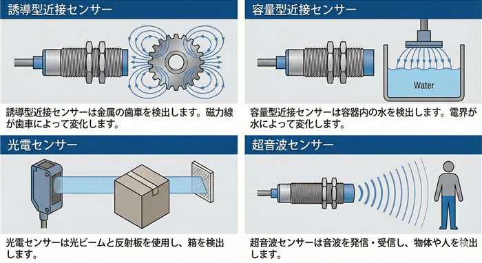 �ߐڃZ���T�[�̎��